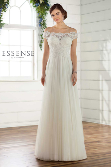 Sleeveless bridal gown from David Tutera.